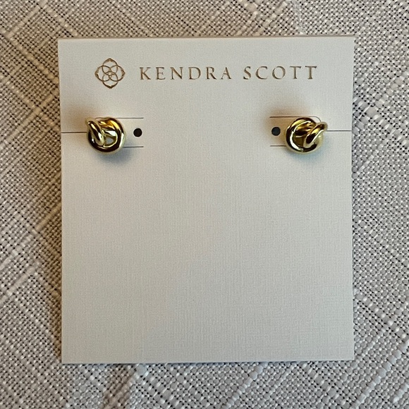Kendra Scott Jewelry - Kendra Scott Presleigh Love Knot Studd Earrings in Gold